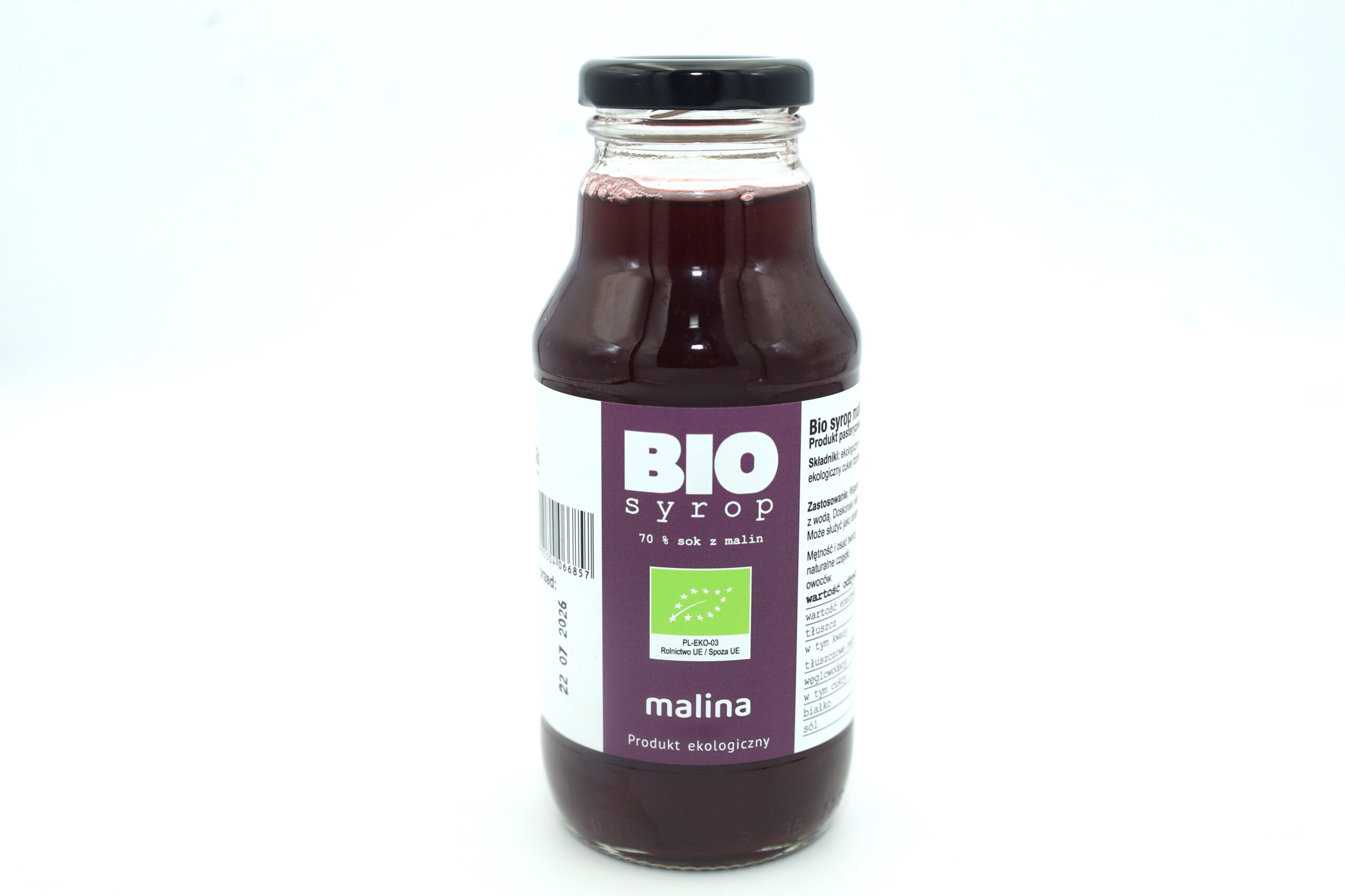 Syrop malinowy EKO